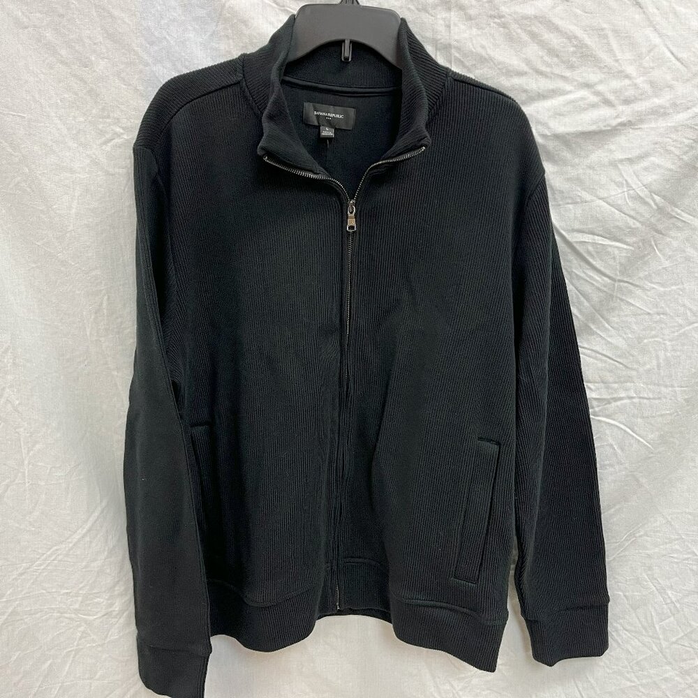 Banana Republic Full Zip Sweater- Mens- Large